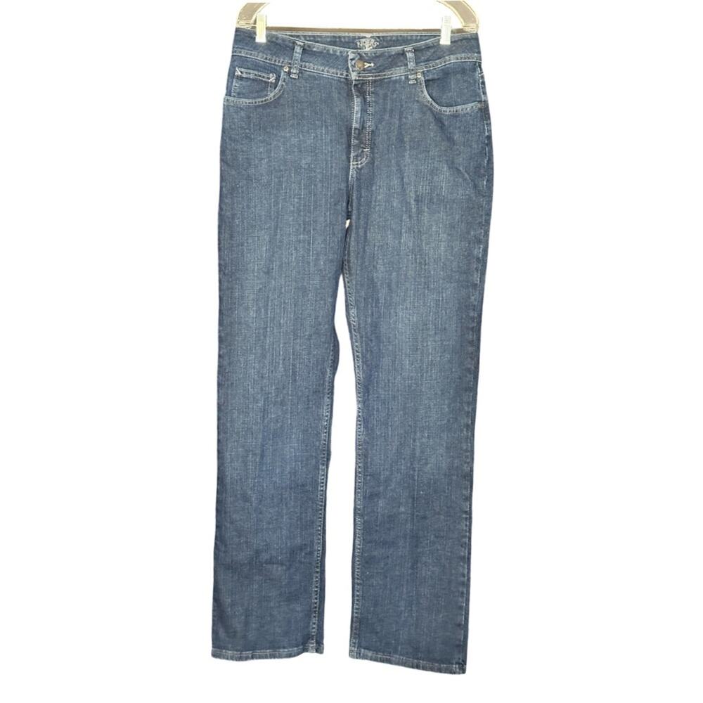 Riders by Lee Indigo Women's Relaxed Fit Straight-Leg Jean Sz 14 - Picture 4 of 7